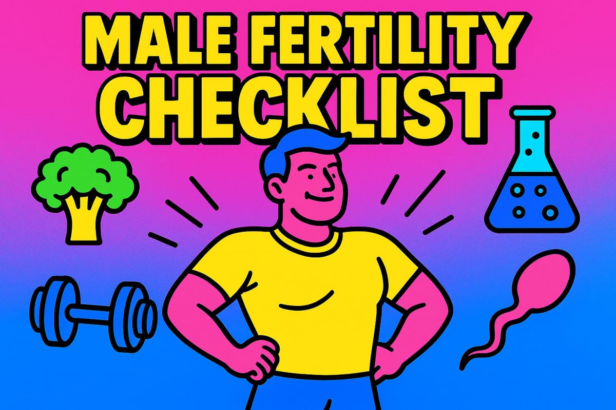Male Fertility Checklist: 10 Key Health Factors