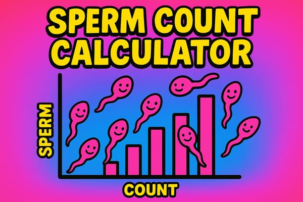 Sperm Count Calculator for Men